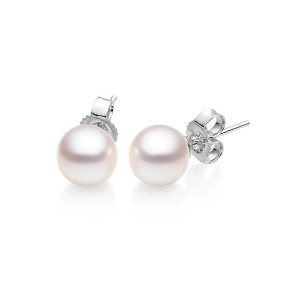 5-5.5MM Akoya Pearl Stud Earrings Harris Jeweler Troy, OH