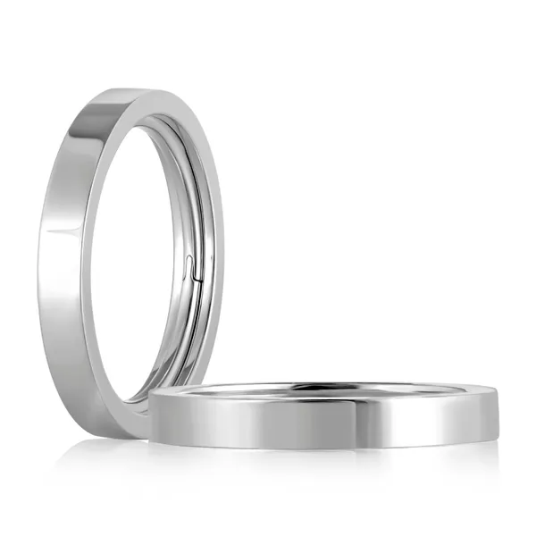 A.Jaffe 3MM Expandable Wedding Band Harris Jeweler Troy, OH