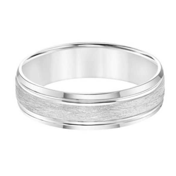 Gold Men's Wedding Band Image 2 Harris Jeweler Troy, OH