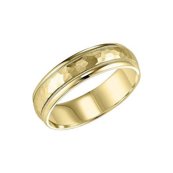 Gold Men's Wedding Band Harris Jeweler Troy, OH
