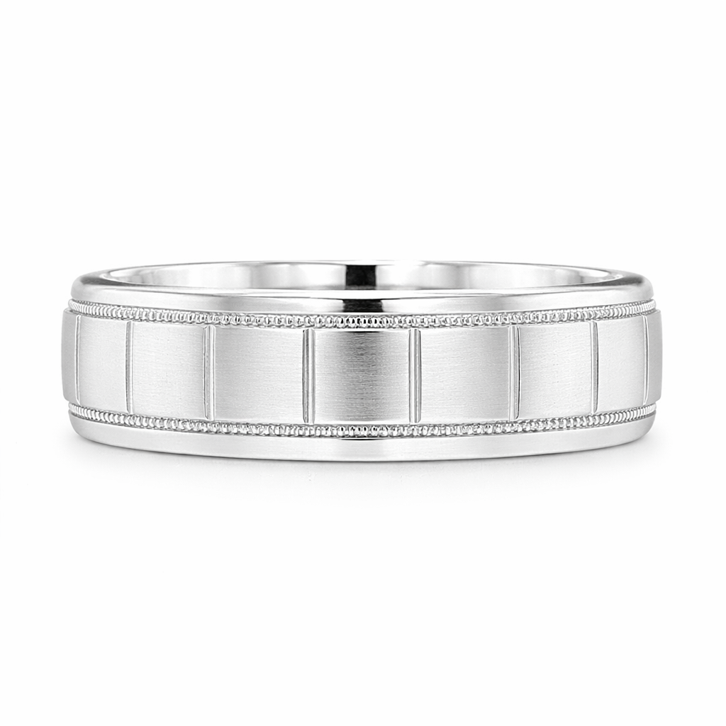 HARRIS Platinum Gold Men's Wedding Band Harris Jeweler Troy, OH