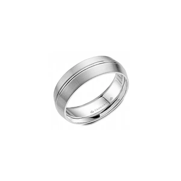 Beveled 7MM Wedding Band Harris Jeweler Troy, OH