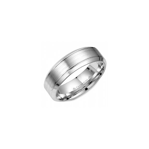 Sandpaper Finish 7MM Wedding Band Harris Jeweler Troy, OH