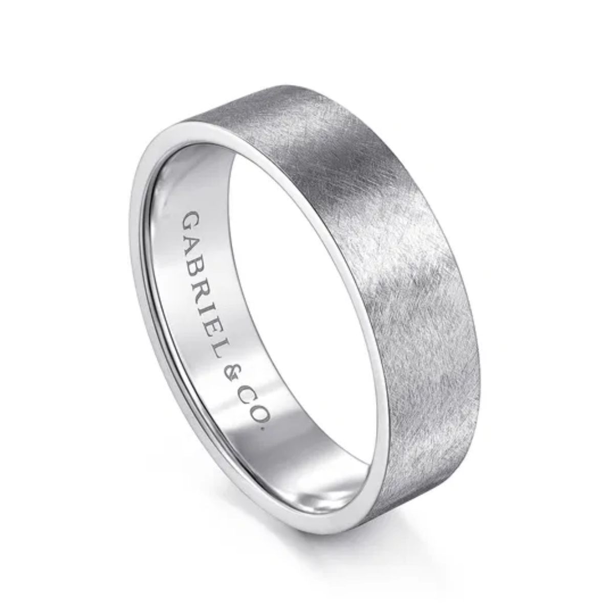 Gabriel & Co. 6MM Wedding Band Image 2 Harris Jeweler Troy, OH
