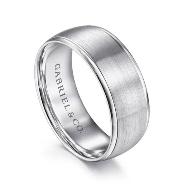 Gabriel & Co. 8MM Wedding Band Image 2 Harris Jeweler Troy, OH