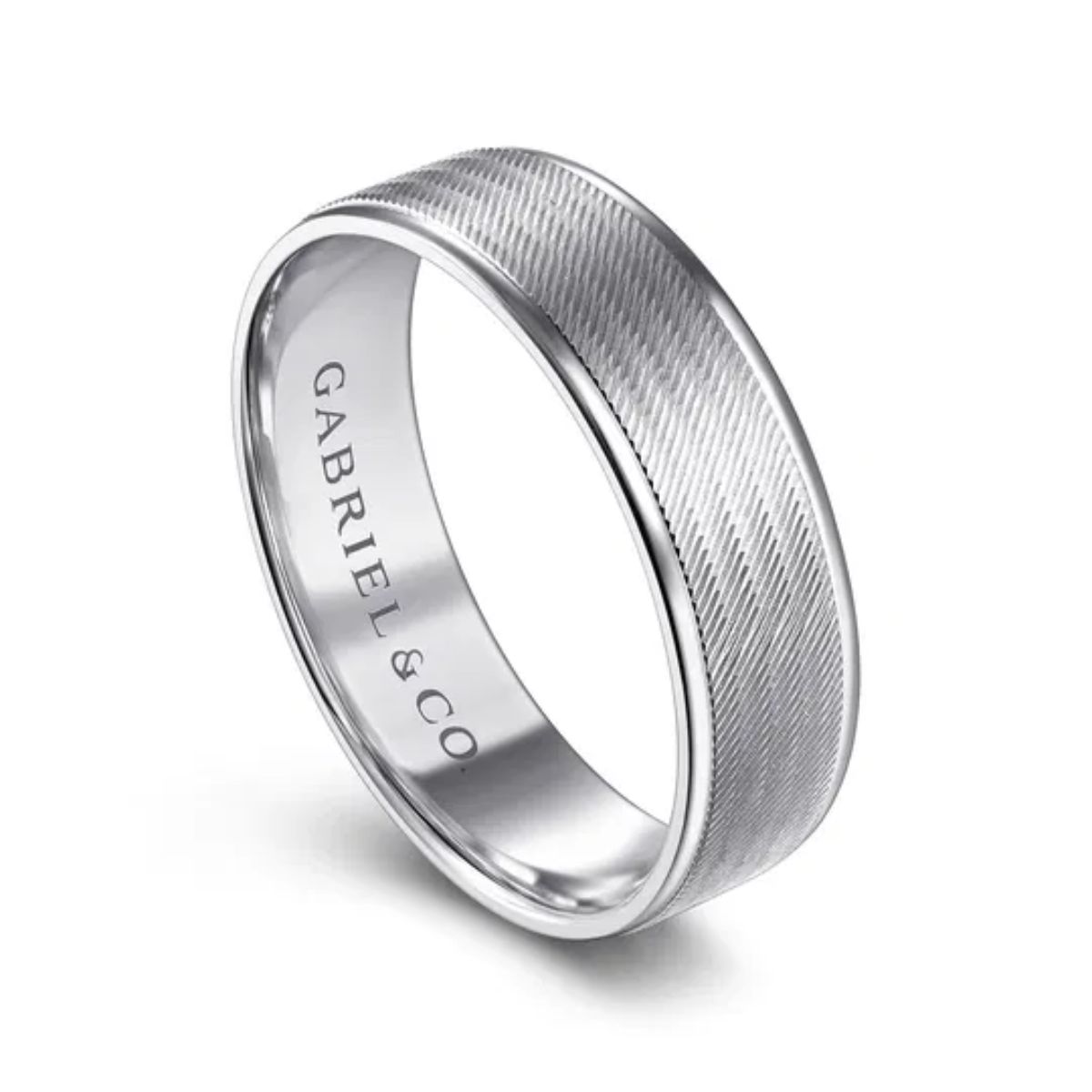Gabriel & Co. 6MM Wedding Band Image 2 Harris Jeweler Troy, OH