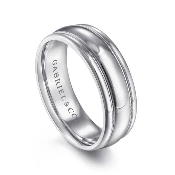Gabriel & Co. 7MM Wedding Band Image 2 Harris Jeweler Troy, OH