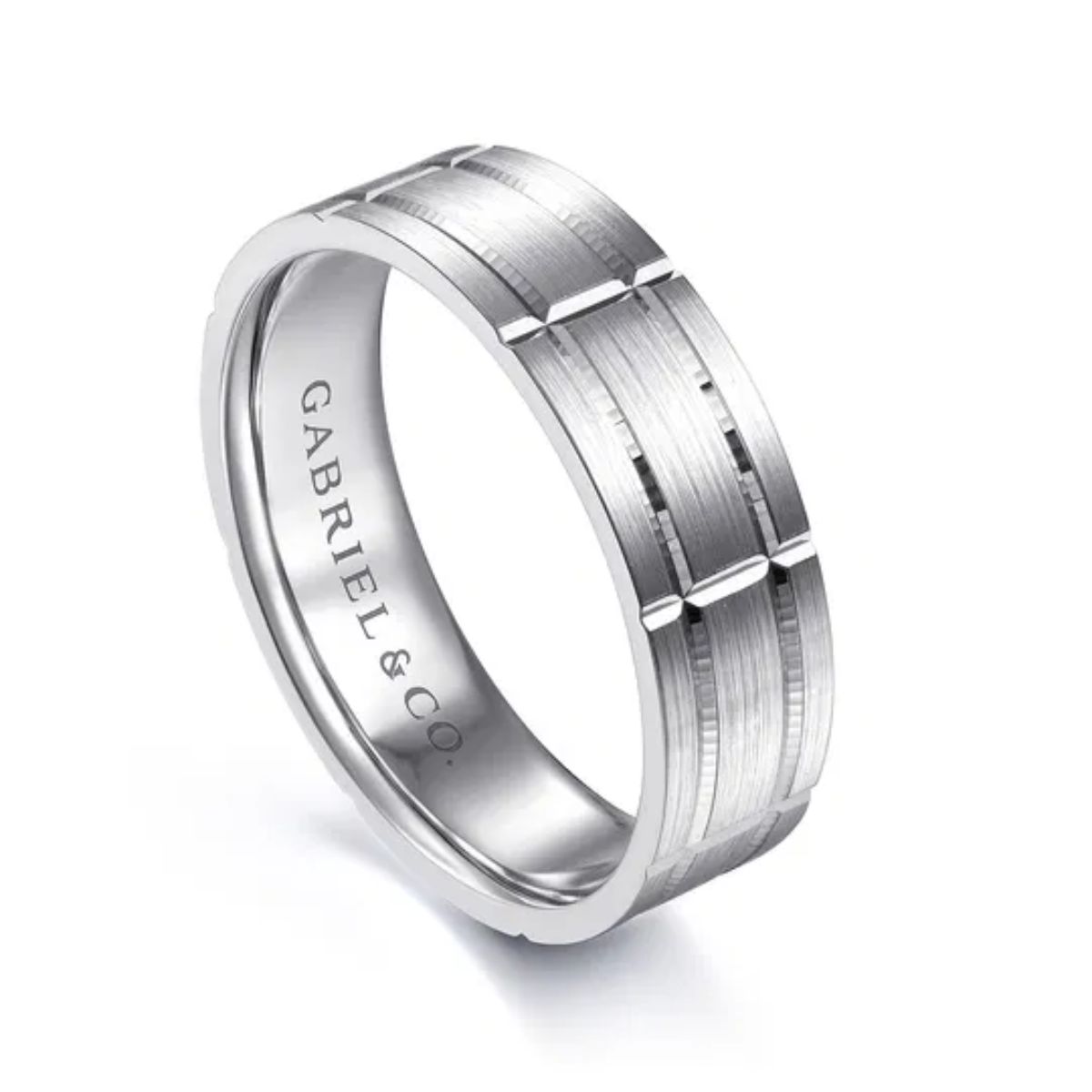 Gabriel & Co Mens Band Image 2 Harris Jeweler Troy, OH