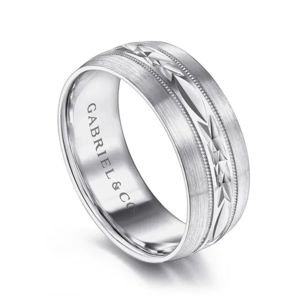 Gabriel & Co Mens Band Image 2 Harris Jeweler Troy, OH