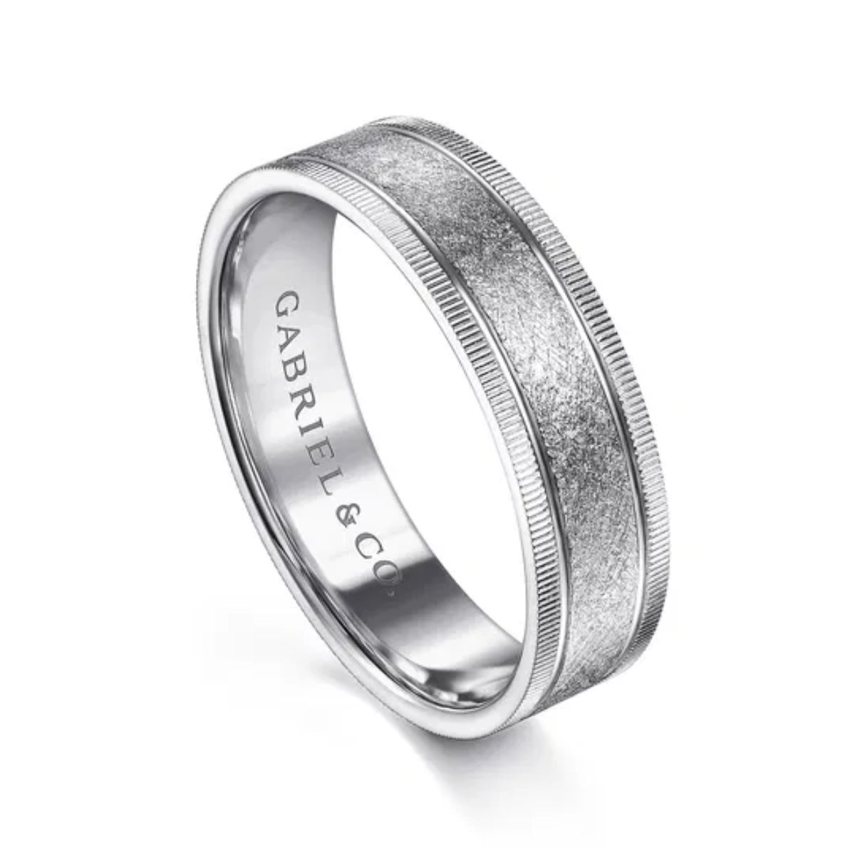 Gabriel & Co Mens Band Image 2 Harris Jeweler Troy, OH