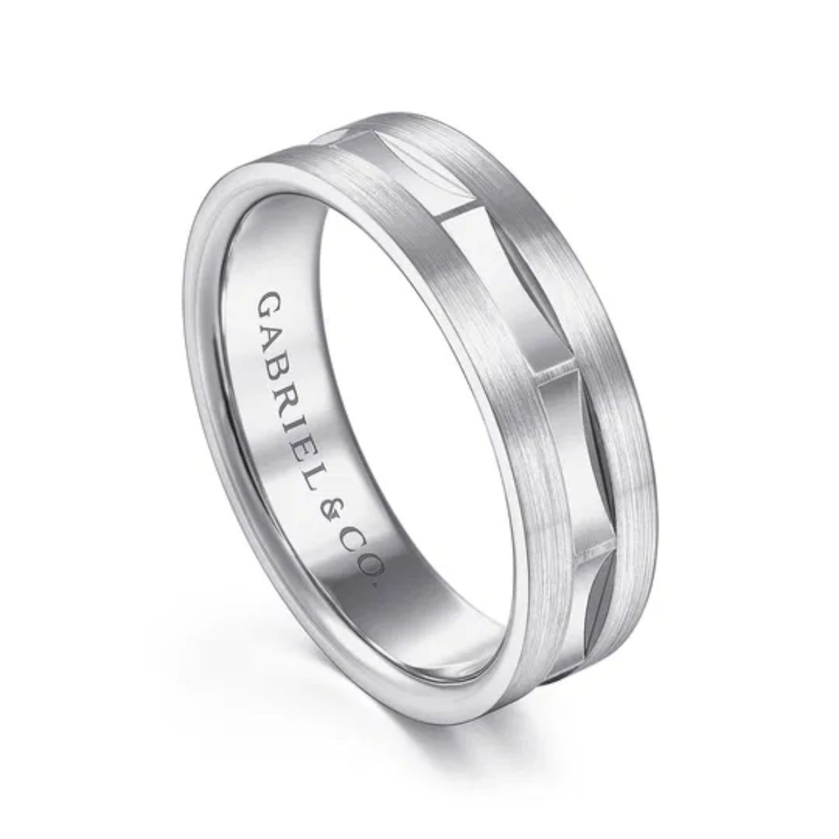 Gabriel & Co Mens Band Image 2 Harris Jeweler Troy, OH