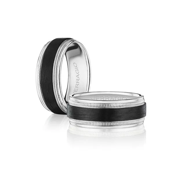 Verragio 7MM Carbon Fiber Wedding Band Harris Jeweler Troy, OH