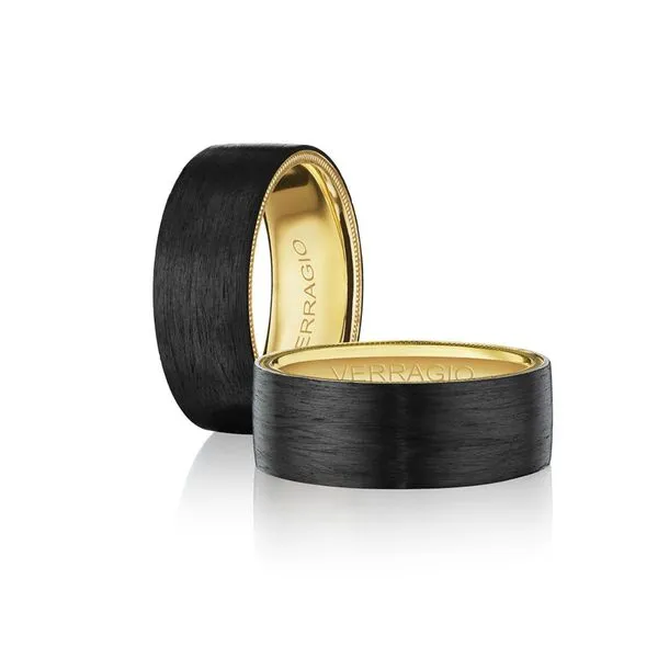 Verragio 8MM Carbon Fiber Wedding Band Harris Jeweler Troy, OH