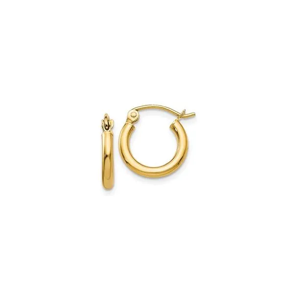 Gold Hoop Earrings Harris Jeweler Troy, OH