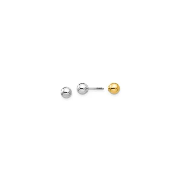 Reversible Ball Stud Earrings Harris Jeweler Troy, OH