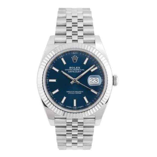Pre-Owned 41MM Blue Dial Rolex Datejust Harris Jeweler Troy, OH