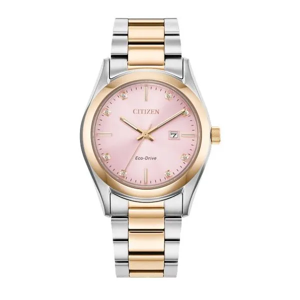 Citizen Eco-Drive Two-Tone Sport Luxury Diamond Watch Harris Jeweler Troy, OH
