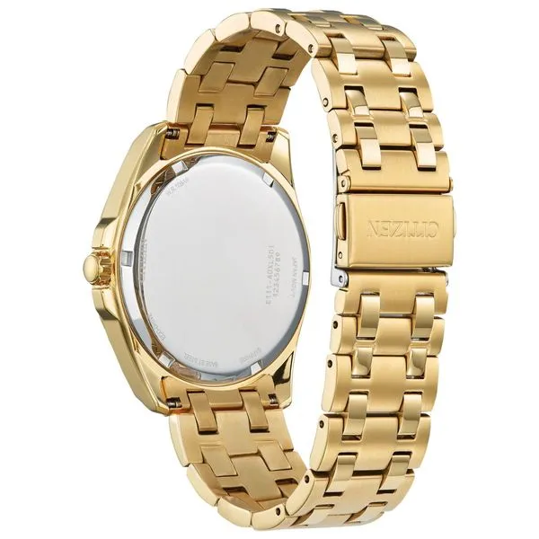 Gents Citizen Eco-Drive Gold-Tone Watch Image 3 Harris Jeweler Troy, OH