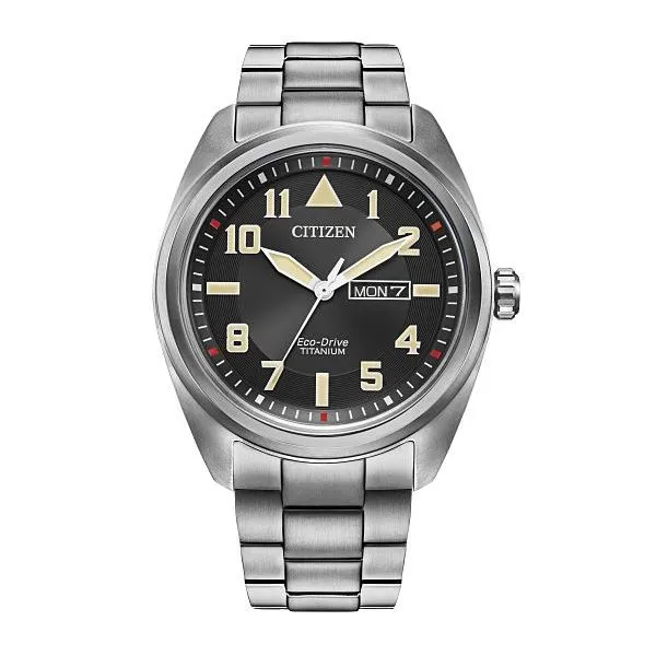 Citizen Eco Drive Titanium Date Watch Harris Jeweler Troy, OH