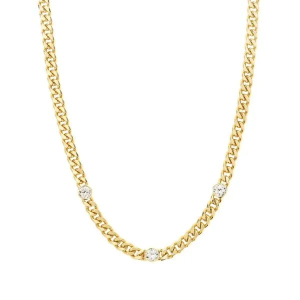 Melinda Maria Julian Triple Diamond Cuban Chain Harris Jeweler Troy, OH