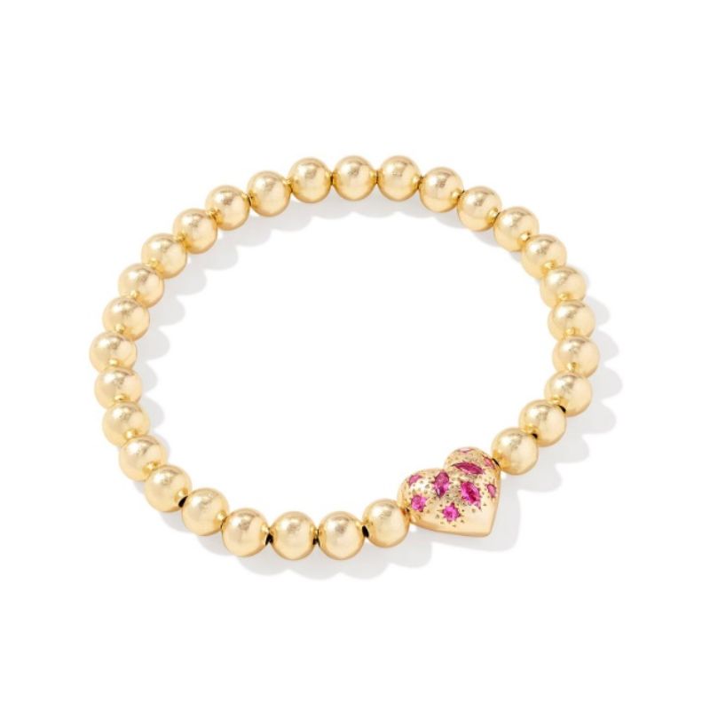 Kendra Scott Holland Heart Stretch Bracelet Harris Jeweler Troy, OH