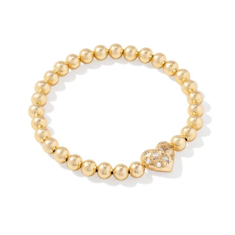 Kendra Scott Holland Heart Stretch Bracelet Harris Jeweler Troy, OH