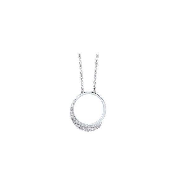 Sterling Silver Circle Pendant Harris Jeweler Troy, OH