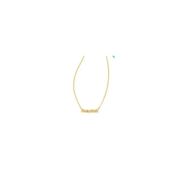 KENDRA SCOTT • Gold Rayne Mother Of Pearl Long Tassel Necklace