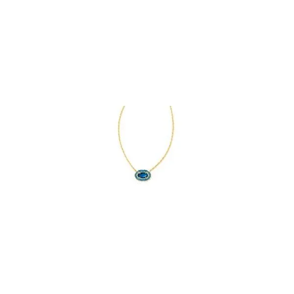 Kendra Scott Halo Elisa Necklace Harris Jeweler Troy, OH