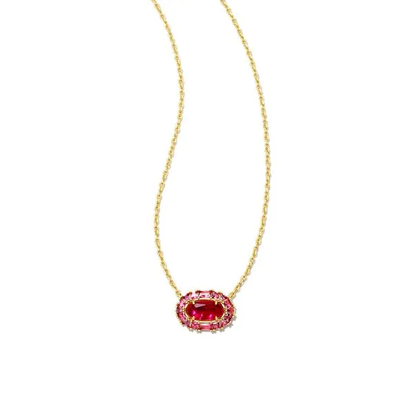 Kendra Scott Elisa Halo Necklace Harris Jeweler Troy, OH