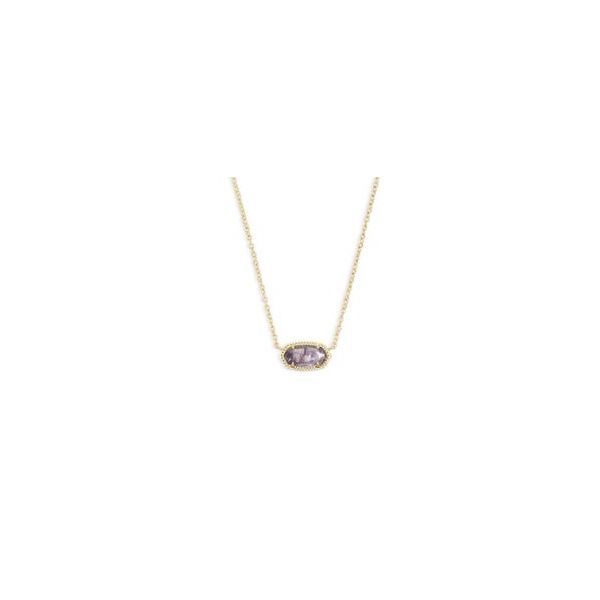 Davie 18k Gold Vermeil Pendant Necklace in Amethyst | Kendra Scott