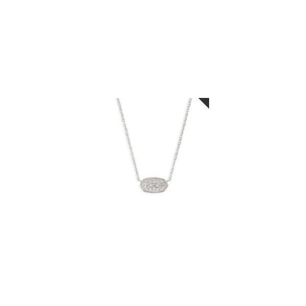 Kendra Scott Silver Elisa Pendant Necklace 001-772-00004 | Lee Ann's Fine  Jewelry | Russellville, AR