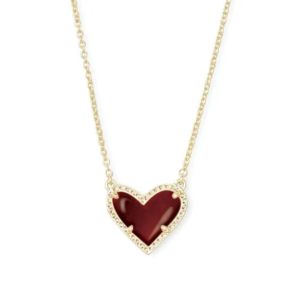 Ari Heart Maroon Pendant Harris Jeweler Troy, OH