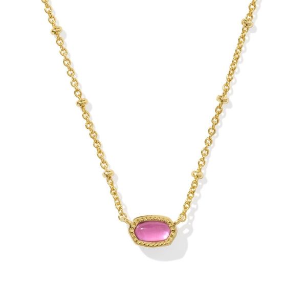 Mini Elisa Pendant Necklace - Goldtone Azalea Harris Jeweler Troy, OH
