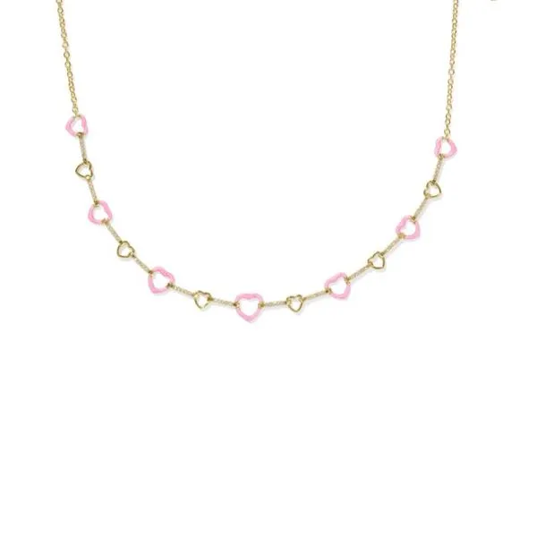 Kendra Scott Haisley Heart Strand Necklace Harris Jeweler Troy, OH