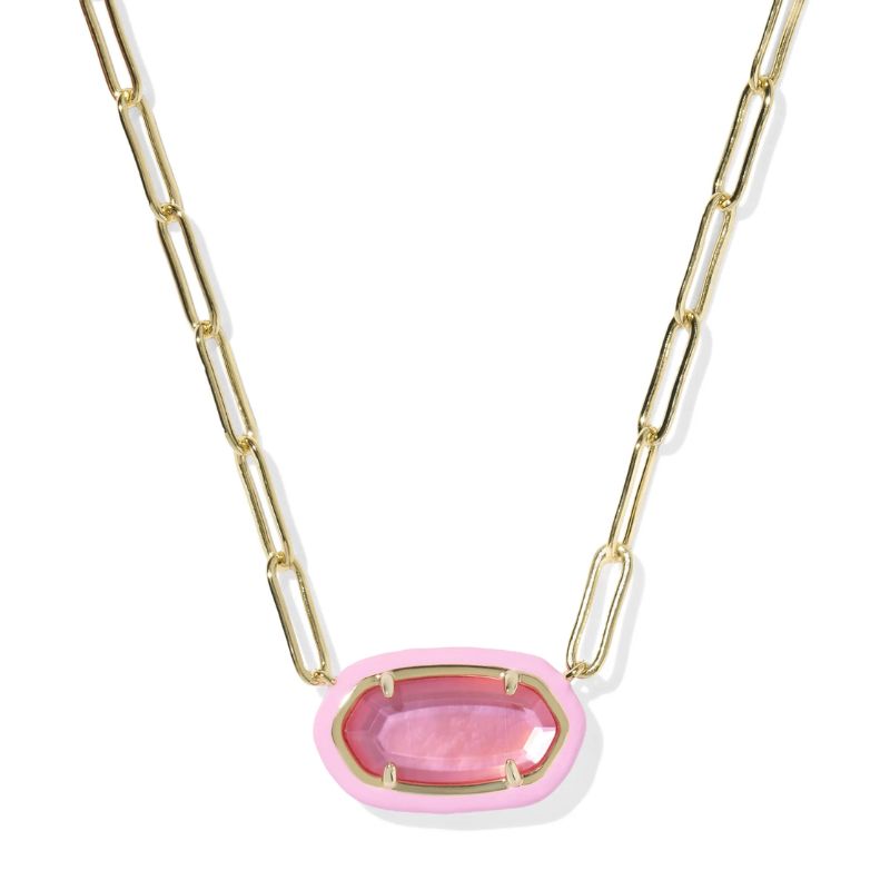 Kendra Scott Elisa Enamel Paperclip Necklace Harris Jeweler Troy, OH