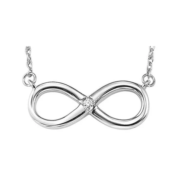 Diamond Infinity Necklace Harris Jeweler Troy, OH