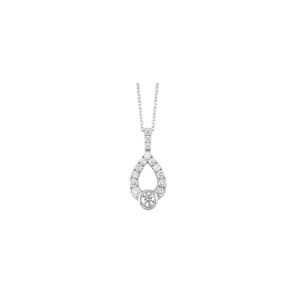 Sterling Silver and Diamond Pendant Harris Jeweler Troy, OH