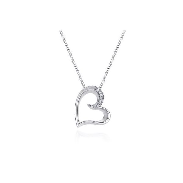 Sterling Silver Heart Pendant Harris Jeweler Troy, OH