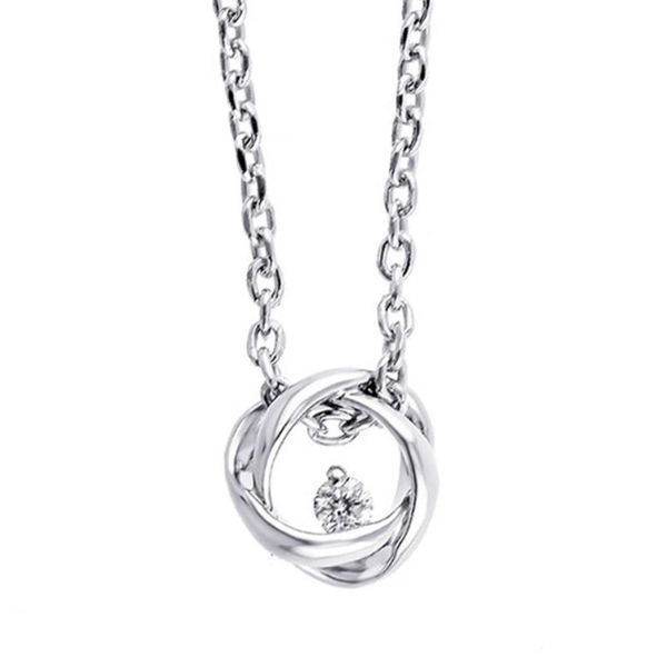 Diamond Love Knot Necklace Harris Jeweler Troy, OH