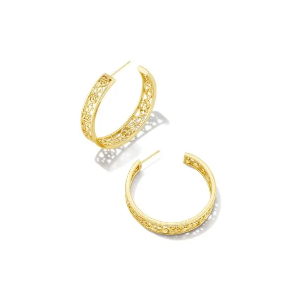 Kendra Scott Kelly Hoop Earrings Harris Jeweler Troy, OH