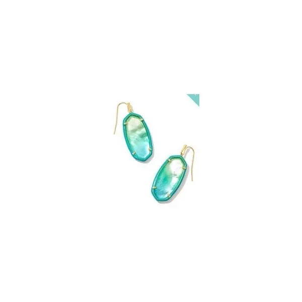 Kendra Scott Elle Enamel Frame Earrings Harris Jeweler Troy, OH
