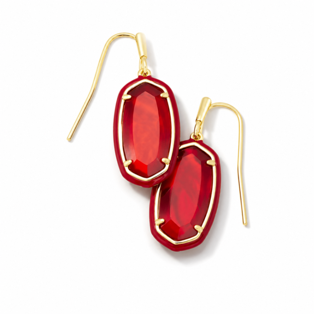 Kendra Scott Red Illusion Dani Earrings Harris Jeweler Troy, OH