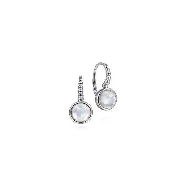 Sterling Silver Rock Crystal Earrings Harris Jeweler Troy, OH