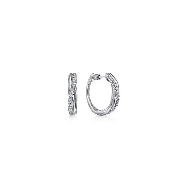 Sterling Silver Twisted Hoop Earrings Harris Jeweler Troy, OH