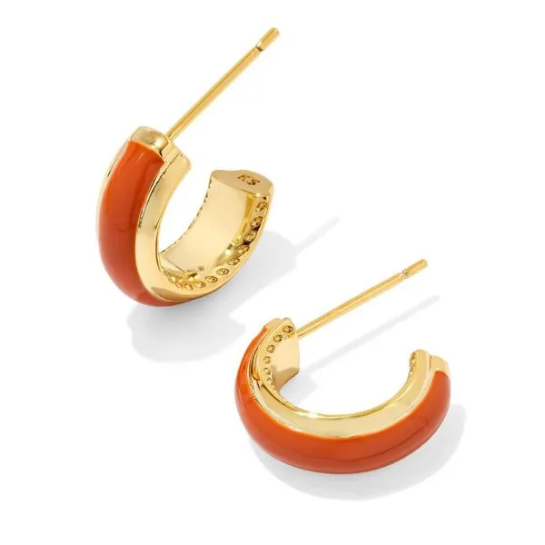 Kendra Scott Orange Enamel Ainsley Earrings Harris Jeweler Troy, OH