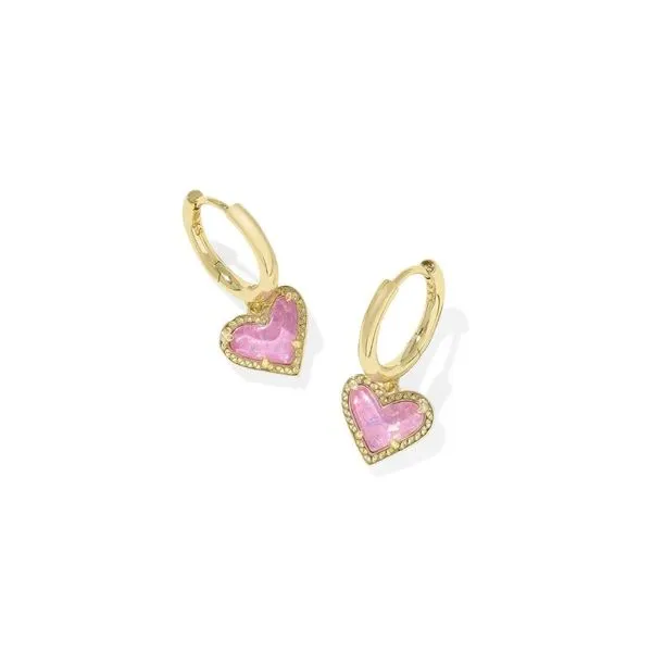 Kendra Scott Ari Heart Enamel Huggie Hoops Harris Jeweler Troy, OH
