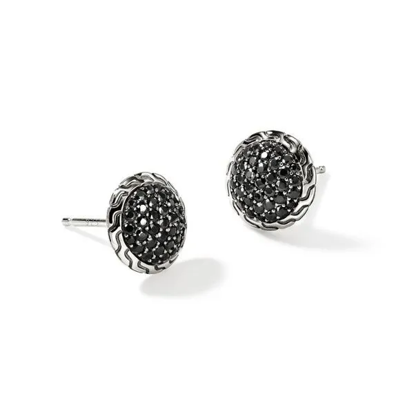 John Hardy Essentials Black Sapphire Earrings Harris Jeweler Troy, OH