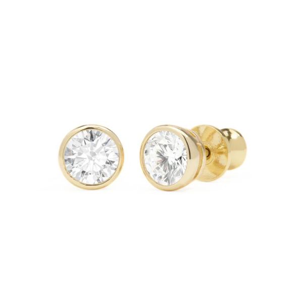 Melinda Maria Bearoness Studs 6MM Harris Jeweler Troy, OH