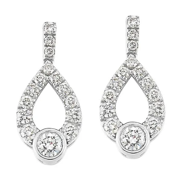 Diamond Drop Earrings Harris Jeweler Troy, OH